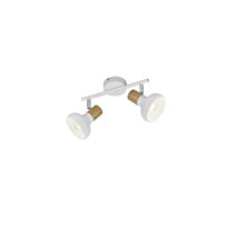 Spot métal blanc mat Latika 2xE14 (non inclus) - REALITY