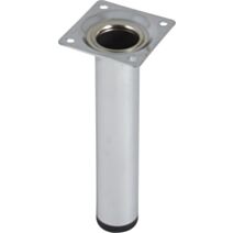 Pied cylindrique chromé H.150 Ø30 mm - BAR PLUS