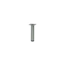 Pied cylindrique métal brossé H.150 Ø30mm - BAR PLUS