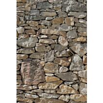 Photo Murale Mur de Pierre Intissé 124x184cm - KOMAR