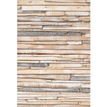 Photo Murale Whitewashed Wood Intissé 124x184cm - KOMAR