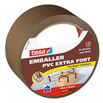 Adhésif pvc extra fort brun 40x50