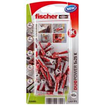 Cheville universelle DuoPower 5x25 sans vis