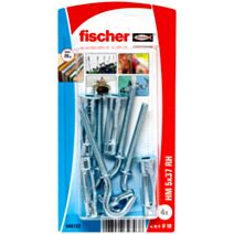 Cheville métallique HM 5x37 avec crochet rond