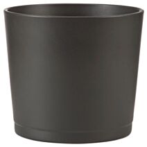 Cache-Pot 883 Anthrazit Céramique Ø12,5cm h11,5cm Gris - DEROMA