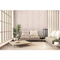 Papier Peint Vynil Expansé Intissé Japanese Blooming Blanc 10x0,53m