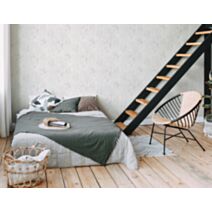 Papier Peint Vinyl Lourd Intissé Vieux Mur Blanc 10x0,53m