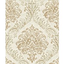 Papier peint intissé glamour vanille/or 10mx53,3cm - AS CREATION