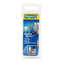 40 rivets XL alu Ø4,8 x 12mm + foret - RAPID