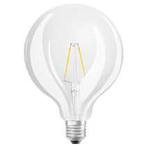 Ampoule LED E27 2,8W globe filament blanc chaud