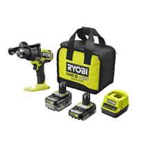 Perceuse Visseuse Percussion One+ 18V + 2 batteries 5 et 2Ah - RYOBI