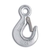 Crochet de levage à oeil et linguet de sécurité - CHAPUIS