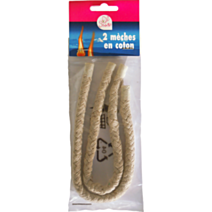 SACHET DE 2 MECHES COTON