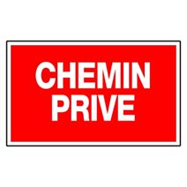 Plaque 330x200 mm rigide "chemin privé" - NOVAP