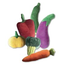 Jouet pour chien peluche légume
