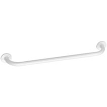 Barre d'Appui Droite 60cm ∅25mm Acier Époxy Blanc - GODONNIER