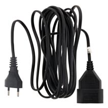 Rallonge électrique ménager 6A Noir 10m - ZENITECH