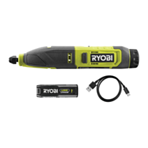 Ciseaux à bois 4V + 3 gouges RPC4-120gr - RYOBI