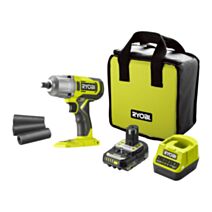 Boulonneuse à chocs 18V batterie 2,0 Ah chargeur rapide 2,0Ah RIW18-1C20SA3 - RYOBI