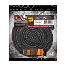 Joint noir Ø8 mm 2,50m + tube colle - PYROFEU