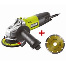Meuleuse d’angle + 1 disque Ø125mm 800W - RYOBI