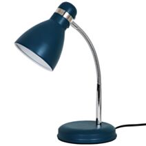 Lampe de bureau Naraji E27 IP20 bleu - GOODHOME