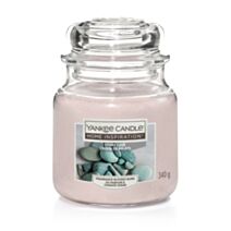 Bougie Jarre Crique de Galets 340g beige - YANKEE CANDLE - HOME INSPIRATION