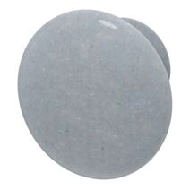 6 boutons de meuble Porcelaine Vras gris Ø3.2cmxP.2.5cm - GOODHOME