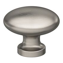 6 boutons de meuble arrondi Govlin effet nickel Ø2cmxH.1.5cm - GOODHOME