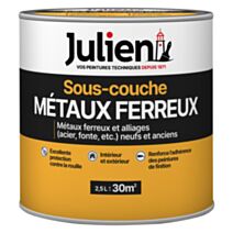 Sous-couche Peinture Metaux Ferreux Blanc Mat 2,5L - JULIEN