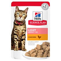 Sachet repas pour chat Feline Adult Light poulet - SCIENCE PLAN