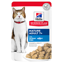 Alimentation pour Chat Mature Adult Poisson 85gr - SCIENCE PLAN
