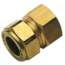 Raccord laiton à compression TC 16 - femelle 15/21