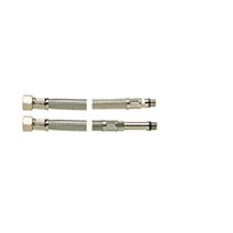 flexible inox de raccordement direct sur robinetterie sanitaire diamètre intérieur 9mm M10/100 B12 300mm - DIPRA
