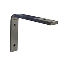 2 équerres swing décorative acier gris nickelé  120 x 150mm - CIME