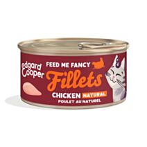 Filets de Poulet pour Chats adultes 70g naturel - EDGARD COOPER