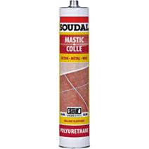 Mastic colle polyuréthane béton métal bois 310ml SOUDAL