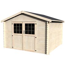 Abri de jardin en bois Flovene 10,62m² - DECOR ET JARDIN