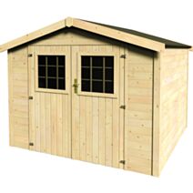 Abri de jardin en bois Turenne 6,98m² - DECOR ET JARDIN