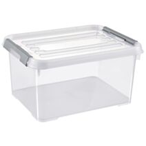 Boite de rangement Handy Box plus 15L - clips gris avec couvercle - CURVER