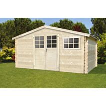 Abri de jardin P89491 en madriers de 34mm - SOLID INITIA