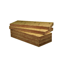 Panneau semi-rigide laine de verre Kraft mur 135x60cm ép 75mm - KNAUF INSULATION
