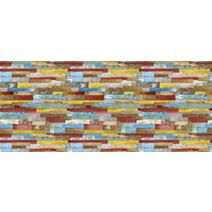 Film adhésif en rouleau Hobbyfix bois arc en ciel 45 cm x 2 m 