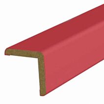 Baguette D'Angle MDF Revêtu Rouge 25x25mm
