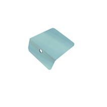 5 Arrêts de Plaque pour Profil Bordure Monobloc 16mm Aluminium 