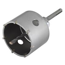 1 trépan béton sds-plus prêts à l'emploi diamètre Ø 80 mm - WOLFCRAFT