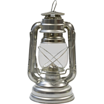 Lampe tempete gris metal 25cm - SIAM