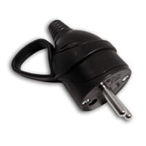 Fiche 1 prise mâle 16A Anneau Noir - ZENITECH