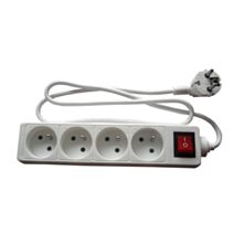 Multiprise 4 Prises 16A + Terre + Interrupteur à Voyant - ZENITECH