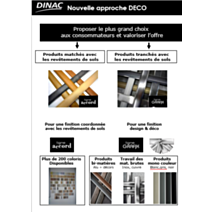 Barre seuil adh inox maille 37/83 - DINAC